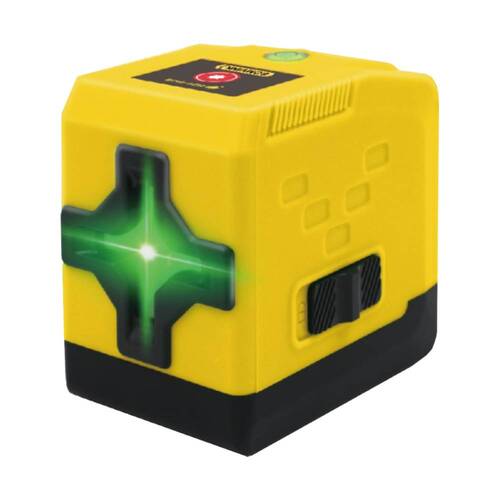 N�vel a laser verde 2 linhas com bolsa e suporte - BOM-6209