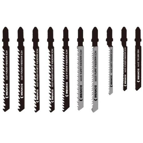 L�mina serra tico-tico 6/21 mm para madeira e metal 5 pe�as - BOM-5156 