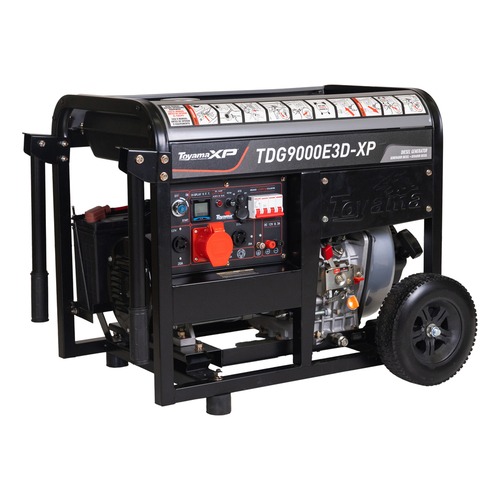 Gerador de energia 9 Kva a diesel partida el�trica trif�sico - TDG9000E3D-XP