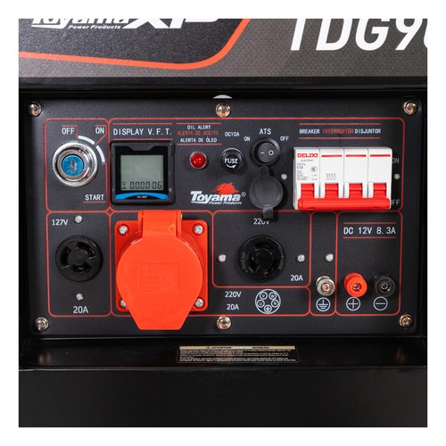 Gerador de energia 9 Kva a diesel partida el�trica trif�sico - TDG9000E3D-XP