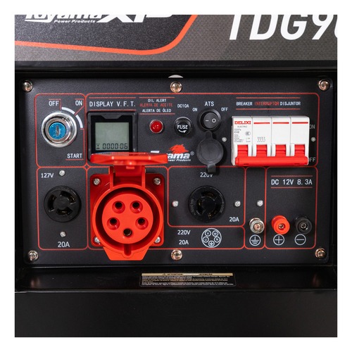 Gerador de energia 9 Kva a diesel partida el�trica trif�sico - TDG9000E3D-XP