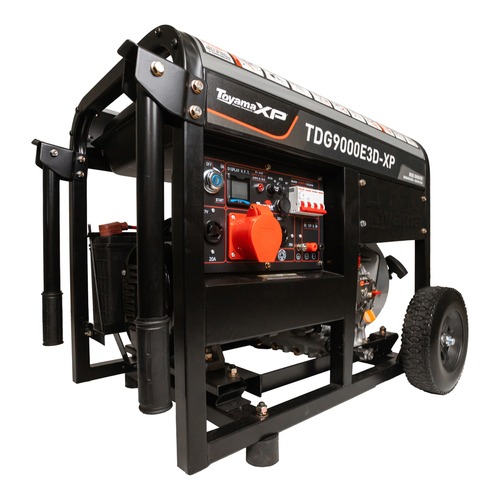 Gerador de energia 9 Kva a diesel partida el�trica trif�sico - TDG9000E3D-XP