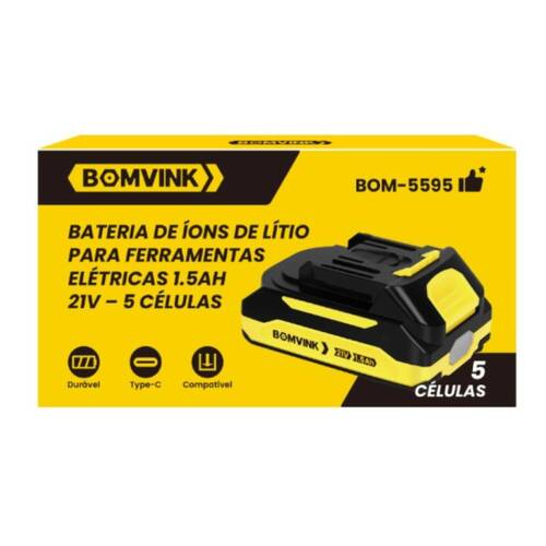 Bateria 21V 1.5Ah �ons de l�tio - BOM-5595