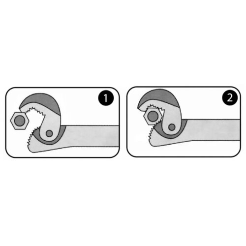 Chave para tubos auto ajust�vel abertura 8 a 32 mm