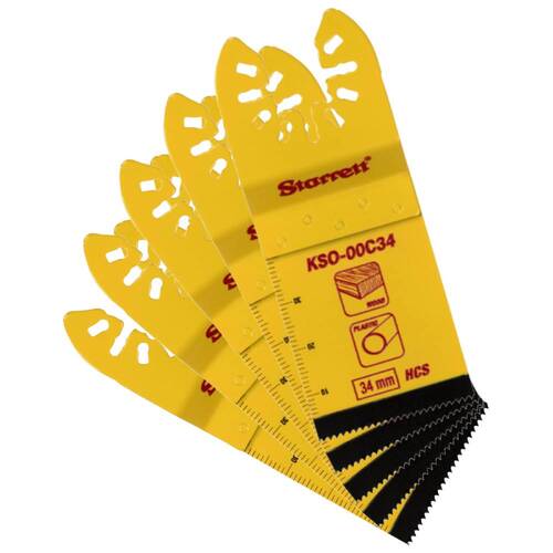 L�mina de imers�o 34 x 40 mm para corte de madeira com 5 pe�as - KSO-00C34-5