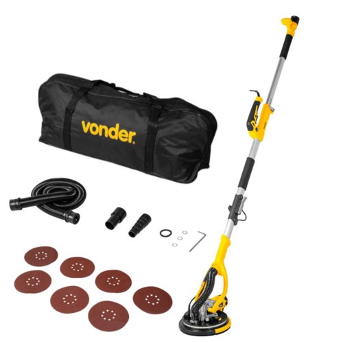 Lixadeira de parede e teto com luz led 225 mm 800 watts - LPV 800  220V