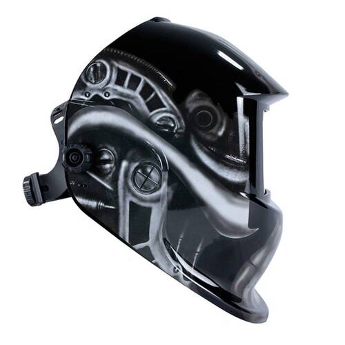 M�scara de solda com escurecimento autom�tico tonalidade 9 a 13 - Metal