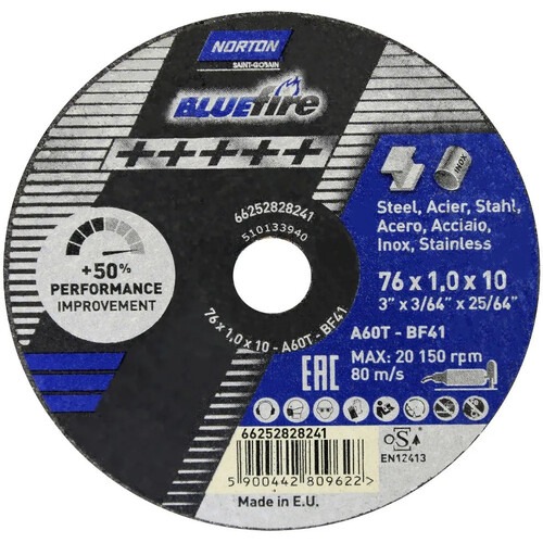 Disco de corte para metal e inox 3