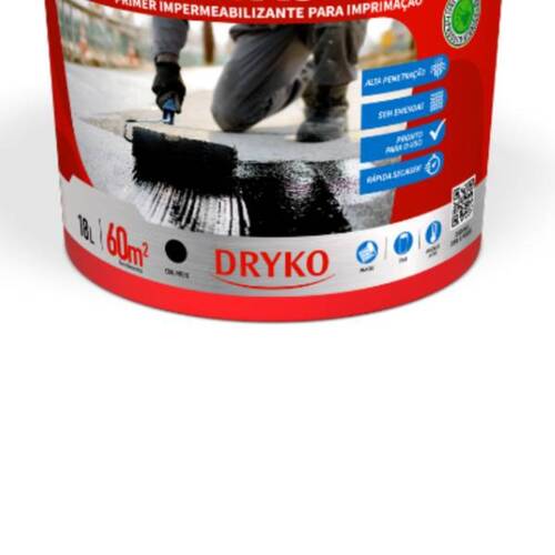 Impermeabilizante Pintura Asfáltica 18L - DrykoPrimer PLUS Impermeabilizante Pintura Asfáltica 18L - DrykoPrimer PLUS