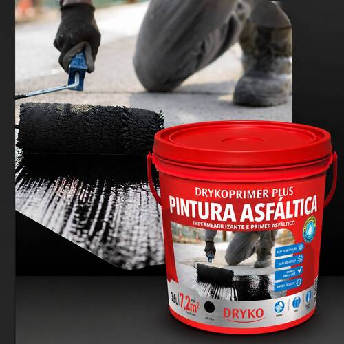 Impermeabilizante Pintura Asf�ltica 3,6L - DrykoPrimer PLUS