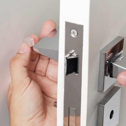 Protetor adesivo anti-impacto quadrado 12,7 mm com 12 unidades