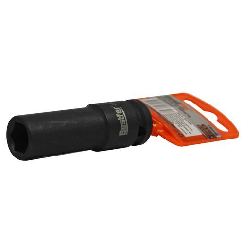 Soquete sextavado de impacto longo 14 mm encaixe 1/2