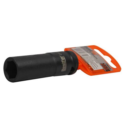 Soquete sextavado de impacto longo 16 mm encaixe 1/2