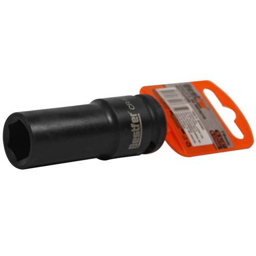 Soquete sextavado de impacto longo 17 mm encaixe 1/2