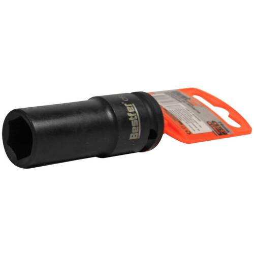Soquete sextavado de impacto longo 18 mm encaixe 1/2