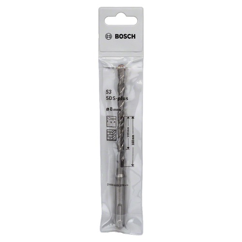 Broca de w�dea para concreto 8 x 100 x 160 mm SDS PLUS - 1