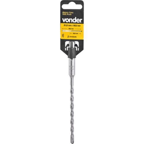 Broca de w�dea para concreto 6 x 100 x 160 mm - SDS Plus
