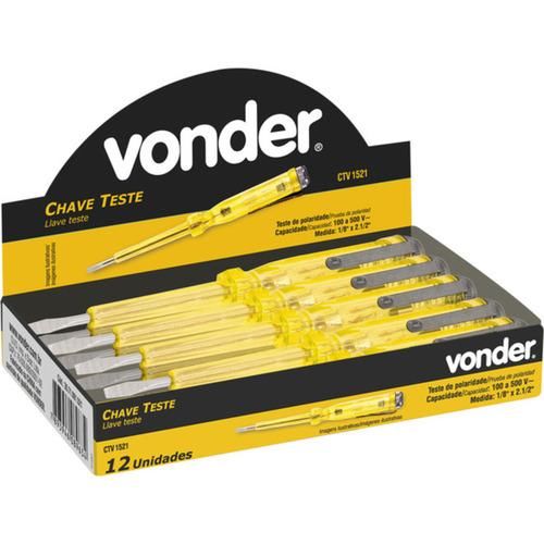 Chave teste caixa com 12 pe�as 