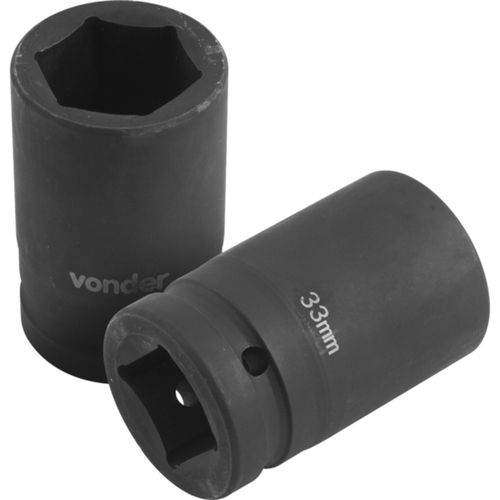 Soquete sextavado de impacto 33 mm encaixe 1