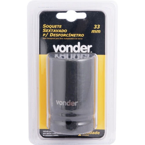 Soquete sextavado de impacto 33 mm encaixe 1
