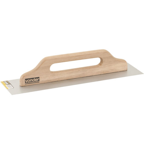 Desempenadeira de a�o lisa 120 x 480 mm cabo de madeira - 3328012480