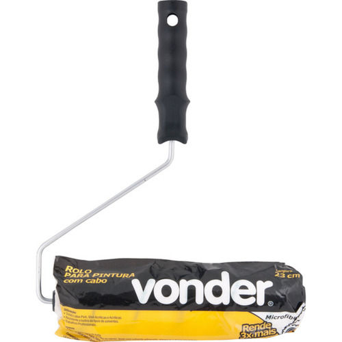 Rolo para pintura de microfibra 23 cm com suporte - RPV2012