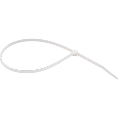 Abra�adeira branca de nylon 3,6 mm x 28 cm com 100 pe�as
