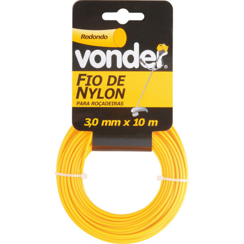 Fio de nylon para ro�adeira 3,0 mm x 10 m