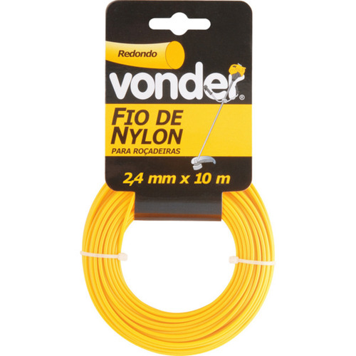 Fio de nylon para ro�adeira 2,4 mm x 10 metros