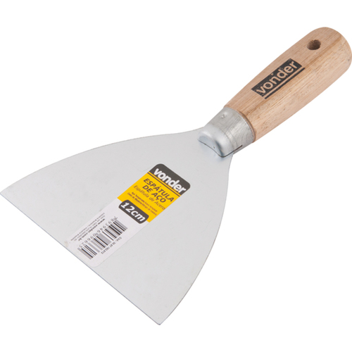 Espátula 6 cm cabo de madeira Espátula 6 cm cabo de madeira