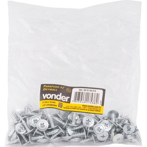 Parafuso para drywall 4,2  x 13 mm pacote com 100 pe�as