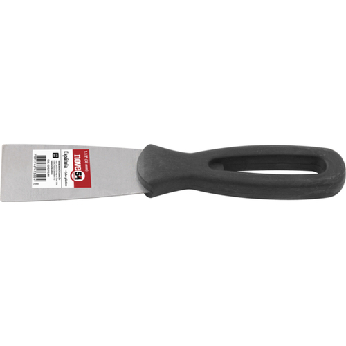 Esp�tula de a�o temperado 38 mm com cabo pl�stico