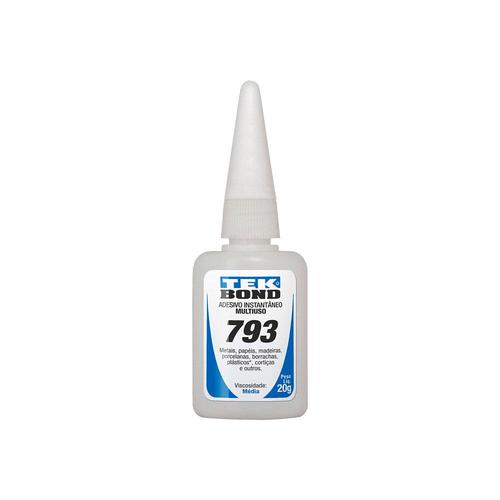 Adesivo instant�neo industrial 20 g - 793