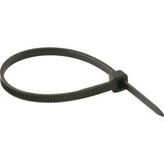 Abra�adeira de nylon preta 2,5 x 100 mm com 1.000 pe�as