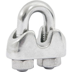Clips para cabo em a�o inox 1/8