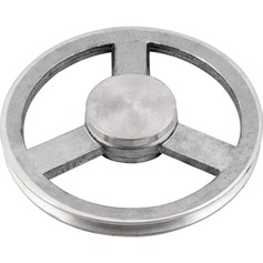 Polia de alum�nio 1 canal perfil A - 230 mm 