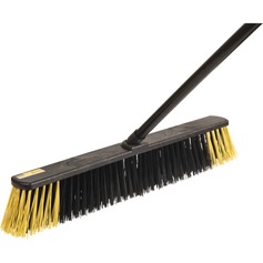 Vassoura tipo gari cepa pl�stica 5 fileiras 63 cm - VD 600