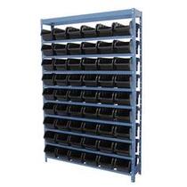 Estante met�lica com 54 gavetas n�5 preta - NE54/5P