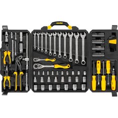 Jogo de ferramentas manuais com 110 pe�as