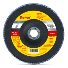 Disco de lixa flap disc c�nico 7