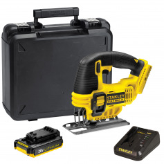 Serra tico tico a bateria 20 volts velocidade vari�vel com maleta FatMax - STCT1860D1