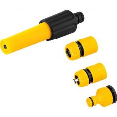 Esguicho pl�stico com jato regul�vel e acess�rios