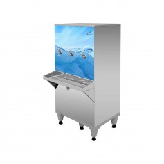 Bebedouro industrial de coluna 100 litros em a�o inox - B100