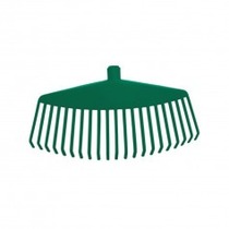 Vassoura pl�stica 21 dentes tipo ancinho sem cabo