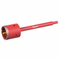 Serra copo diamantada 53 mm com haste de 3/8 Serra copo diamantada 53 mm com haste de 3/8