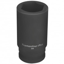 Soquete de impacto sextavado longo 32 mm encaixe 3/4