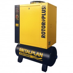 Compressor de ar de parafuso 10 hp 100 litros 9 bar 220V - Rotor Plus 10