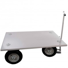 Carro plataforma com tampo em a�o 600 kg - PA01050600