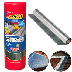 Fita manta asf�ltica auto adesiva aluminizada multiuso 45 cm x 10 m - Vedatudo