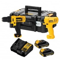 Combo Furadeira Parafusadeira de impacto DCD716 + Parafusadeira de impacto DCF805 12V - DCK202C2T-BR